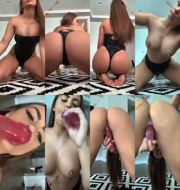 Allison Parker closeup view dildo masturbation snapchat premium 2019/08/31