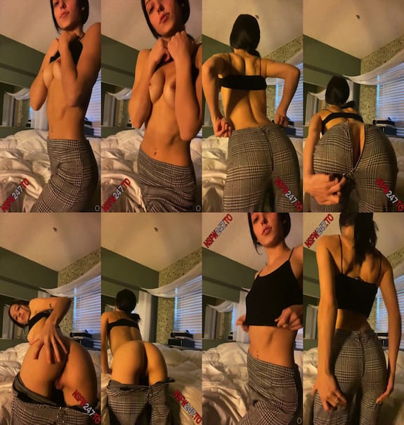 Karli Mergenthaler undressing ass teased hot video