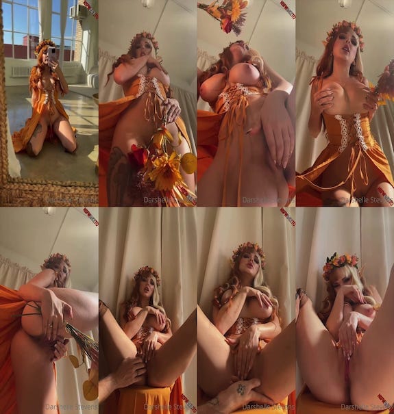 Darshelle Stevens fall goddess video
