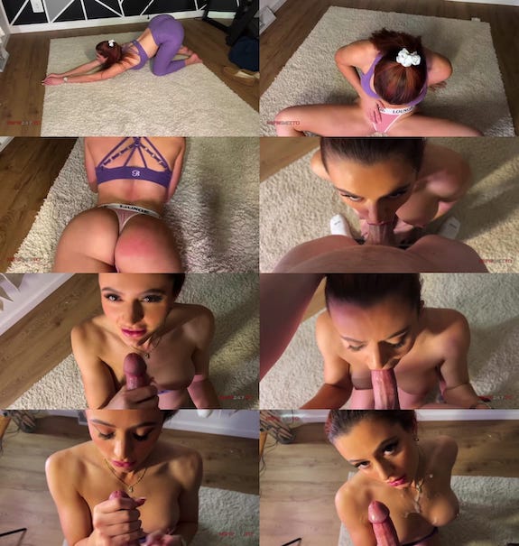 Jakara Mitchell Yoga Pants Blowjob video 2024/01
