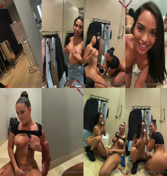 Isabelle Jeremy public restroom pussy play with Maddie Jackson