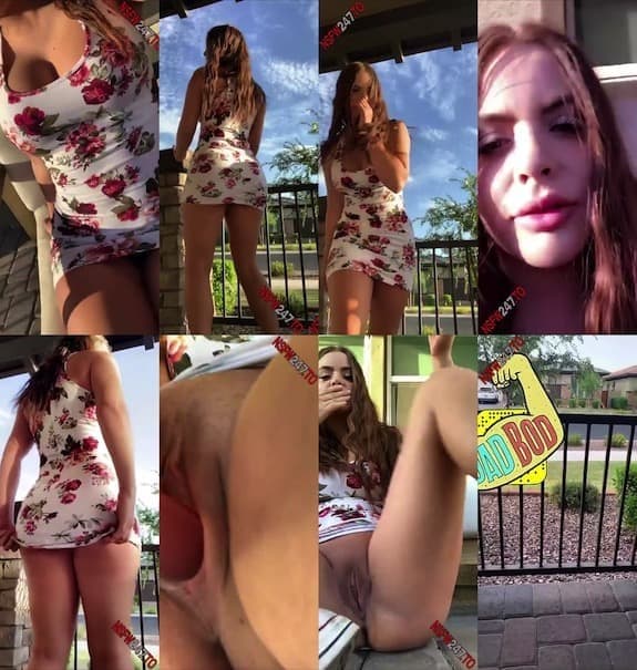 Allison Parker balcony masturbation snapchat premium 2020/07/03