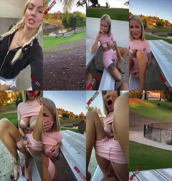 Viking Barbie and Layna Boo outdoor dildo fuck show snapchat premium 2020/10/14