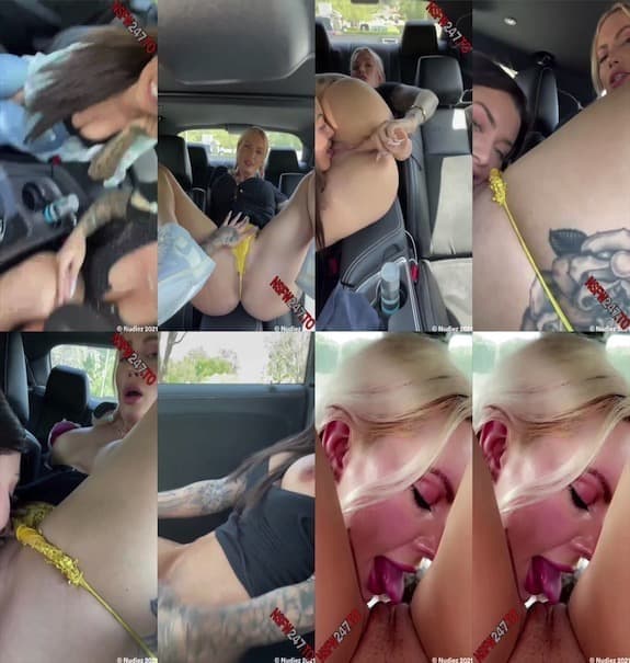 Viking Barbie This was the hottest thing ever Me and Dakota tried to see how much we can get away with in this crowded parking lot snapchat premium 2021/04/16
