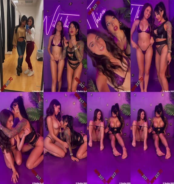 Violet Summers & Kiara Moon got naughty at our photoshoot snapchat premium 2021/12/09