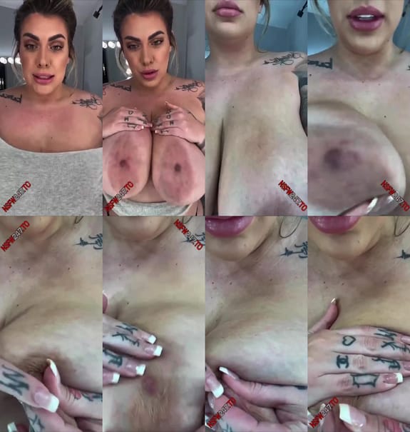 Ana Lorde playing with my big boobs 2022/02/21