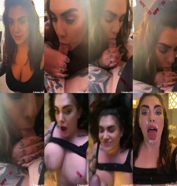 Ana Lorde POV blowjob with a view and cum on face